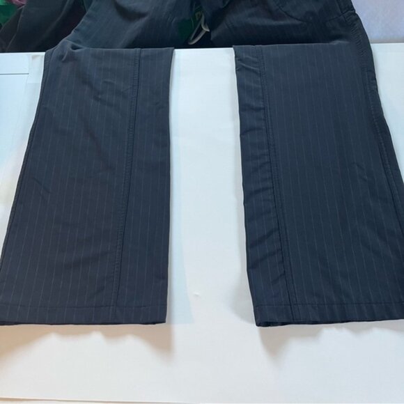Vintage Lululemon Black Pinstripe Pants carry less pants - Picture 3 of 4